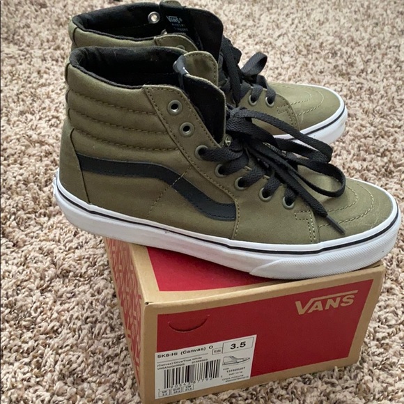 Vans Shoes - Olive/True White Vans